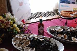 Sustainably sourced oysters courtesy of The Whalesbone in Ottawa